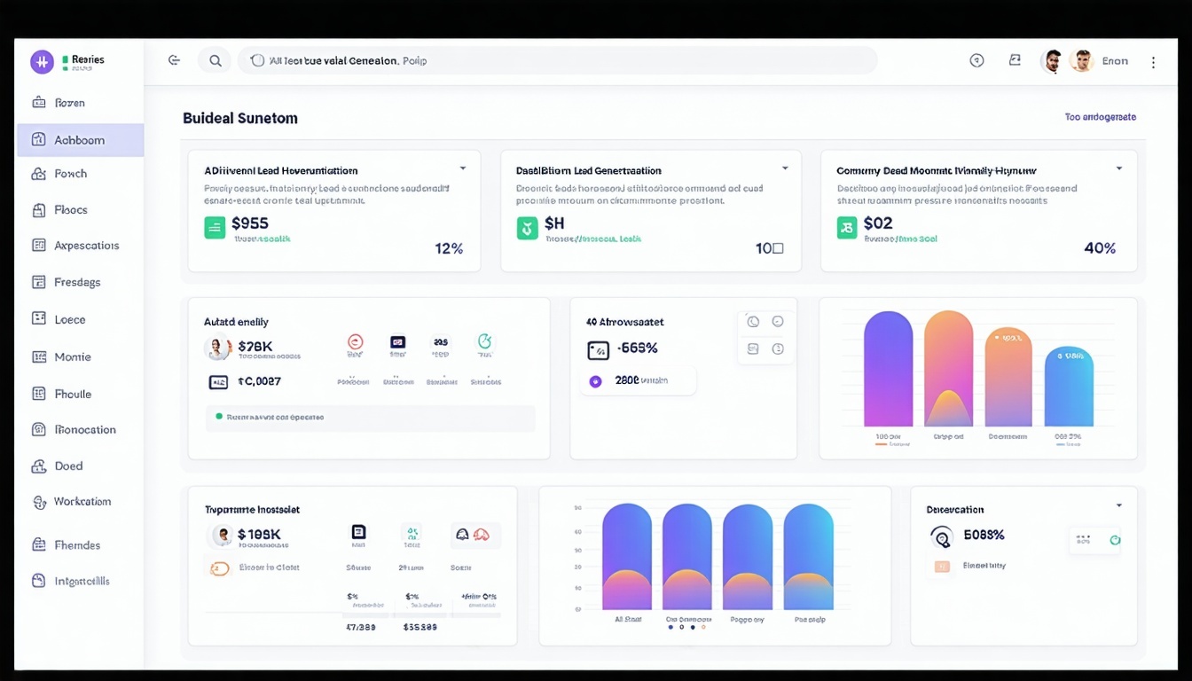 AI-driven lead generation dashboard